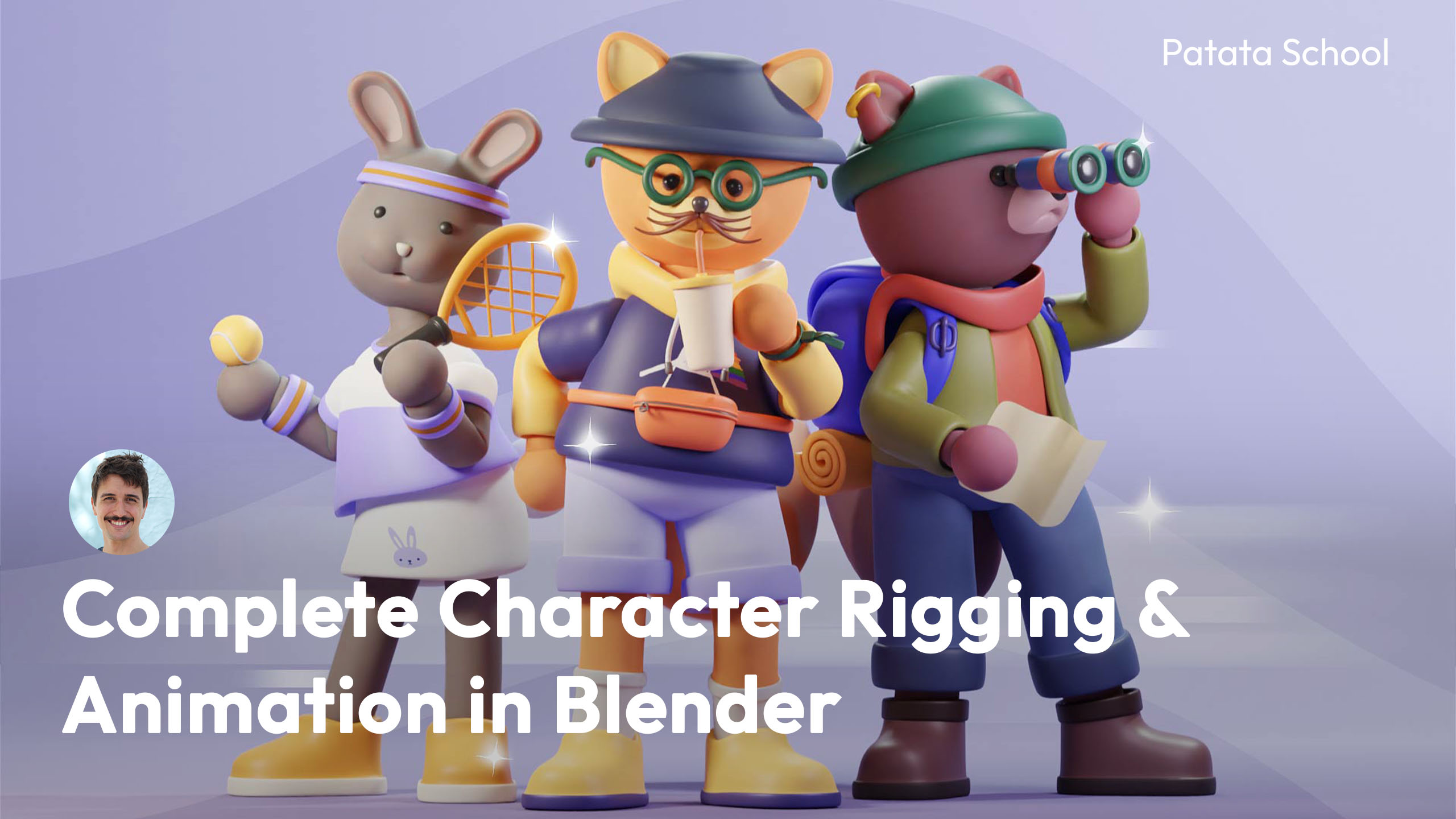 Patata School – Character rigging and animation in Blender