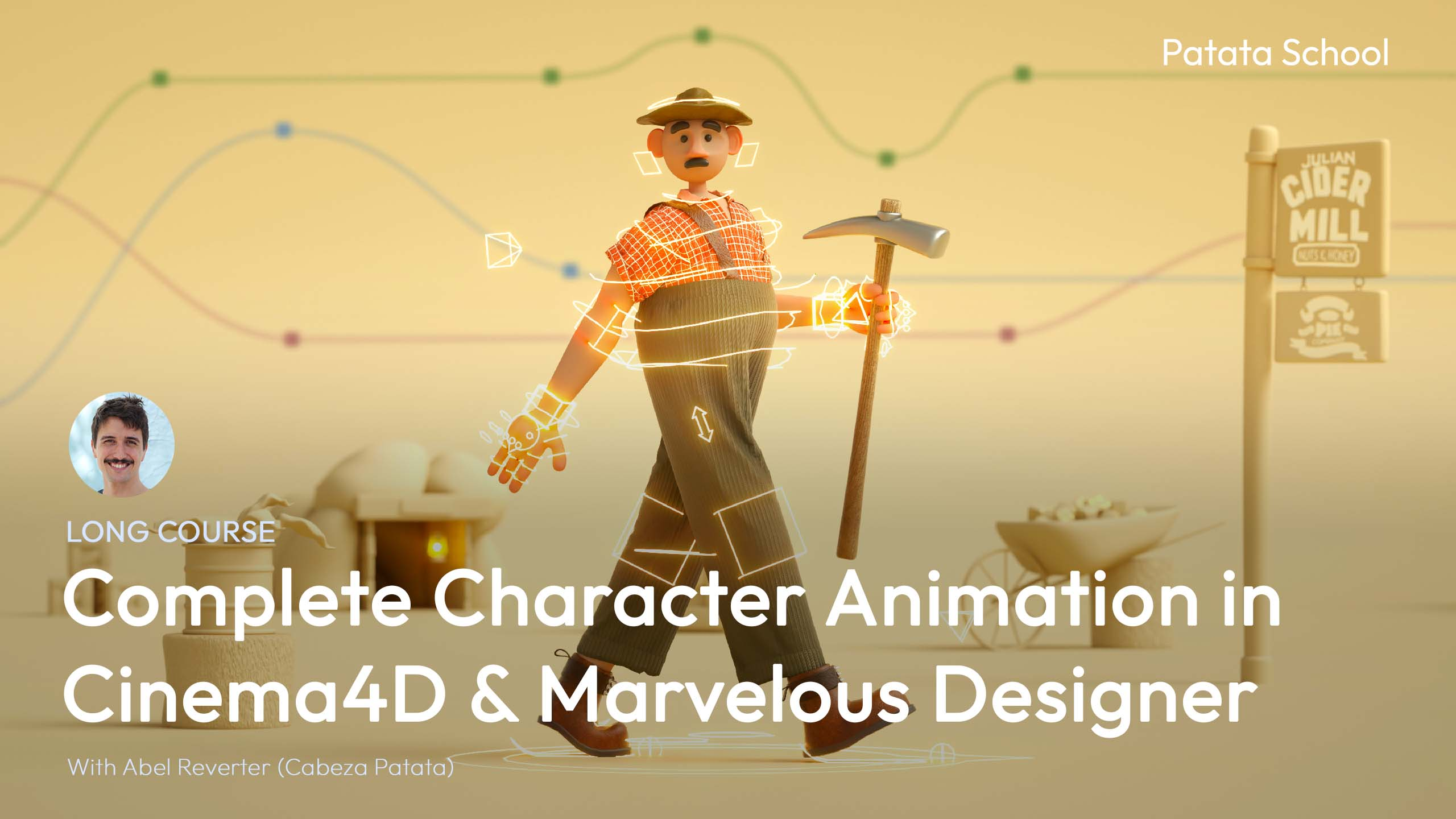Patata School – Complete Character Animation in C4D & Marvelous Designer