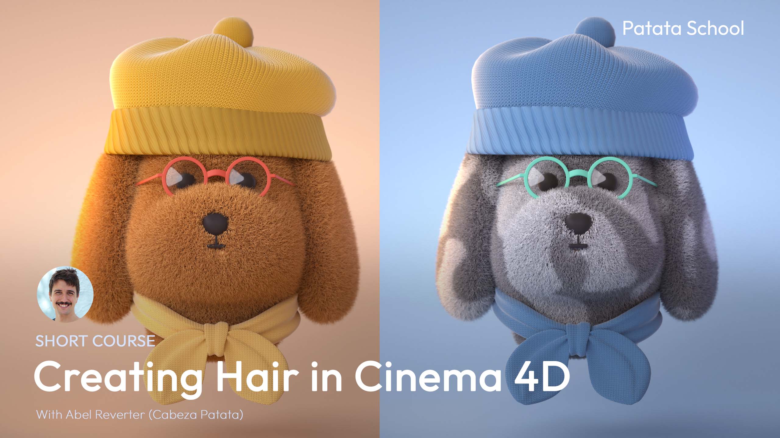 Patata School – Creating Hair in Cinema 4D